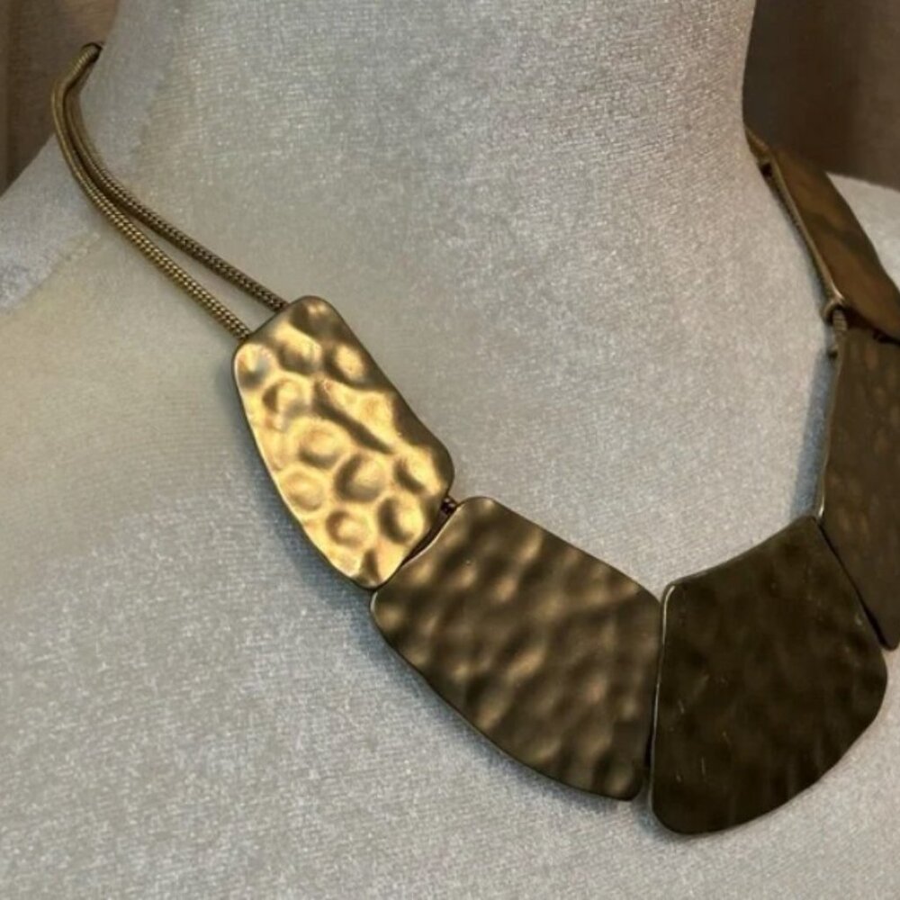 Statement Necklace Gold Colored From Natasha - image 2